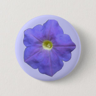 Blue Petunia Button Knapp