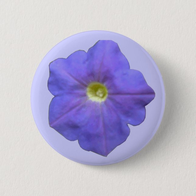 Blue Petunia Button Knapp (Framsida)
