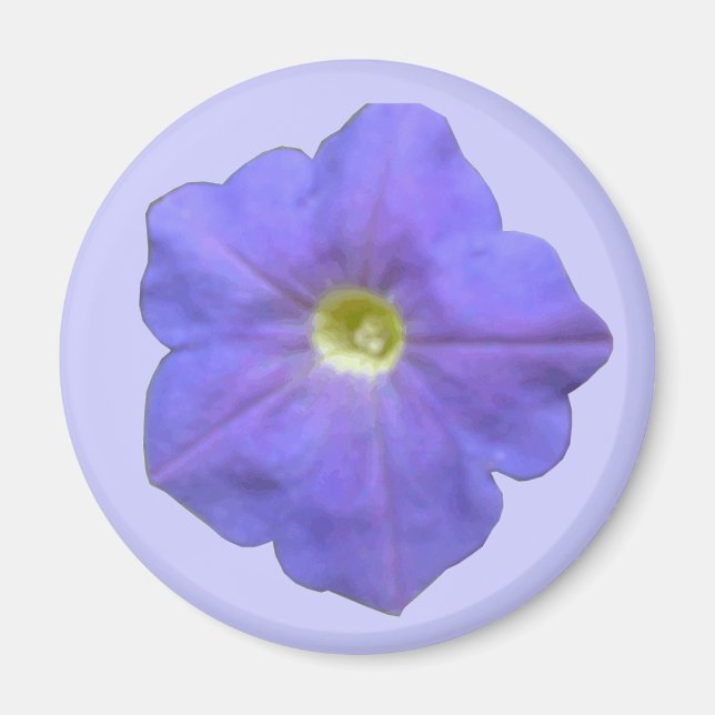 Blue Petunia Magnet (Framsidan)