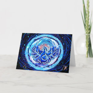 Blue Phoenix Helgkort