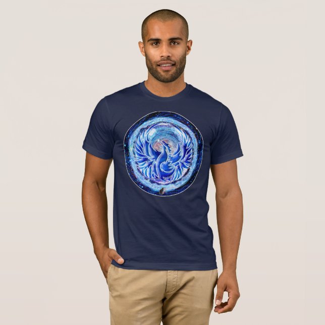 Blue Phoenix T-Shirt (Hel framsida)