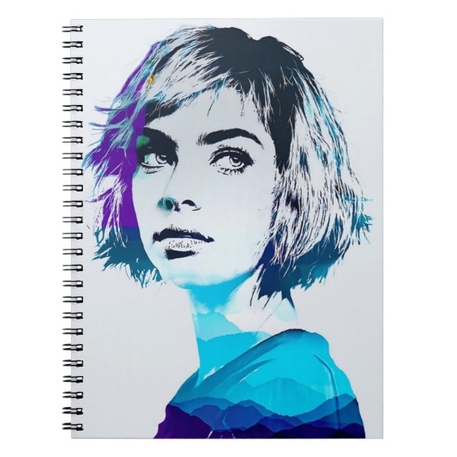 Blue Photo Dam | Journal Anteckningsbok (Framsidan)
