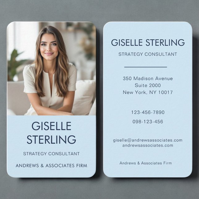 Blue Photo Professional  Visitkort (Skapare uppladdad)