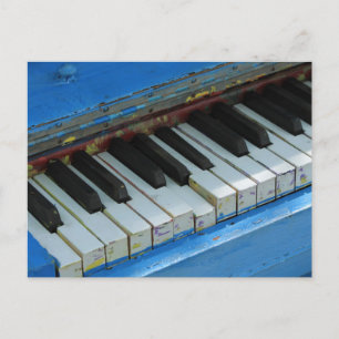 Blue Piano Vykort