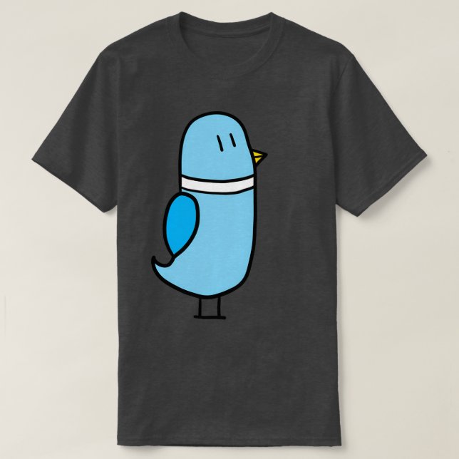 Blue pigeon 2 t shirt (Design framsida)