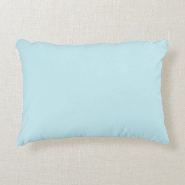 Blue Pillow Matching Kawaii Unicorn  Prydnadskudde (Framsidan)