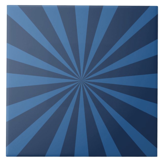Blue Pinjul Rand Kakelplatta (Framsidan)