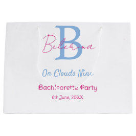 blue pink on clouds nine monogram bachelorette par