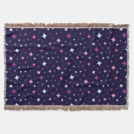 Blue Pink Purple Stars Cosmic Space Night Sky. Filt