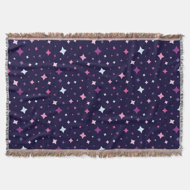Blue Pink Purple Stars Cosmic Space Night Sky. Filt (Framsidan)
