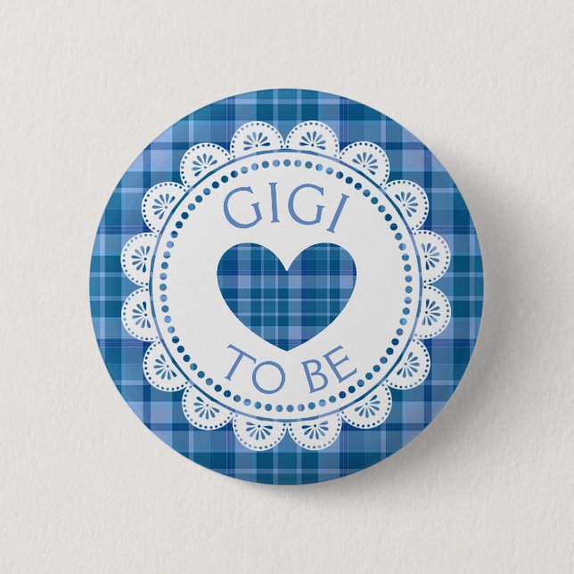 Blue Play Gigi to be Button Knapp (Framsida)