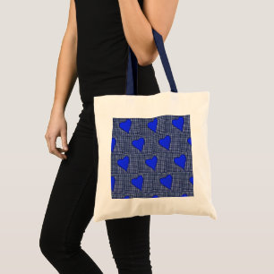 Blue Play Heart Tygkasse