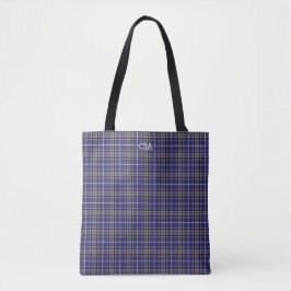 Blue Play Klan Alexander Tartan Monogram Tygkasse