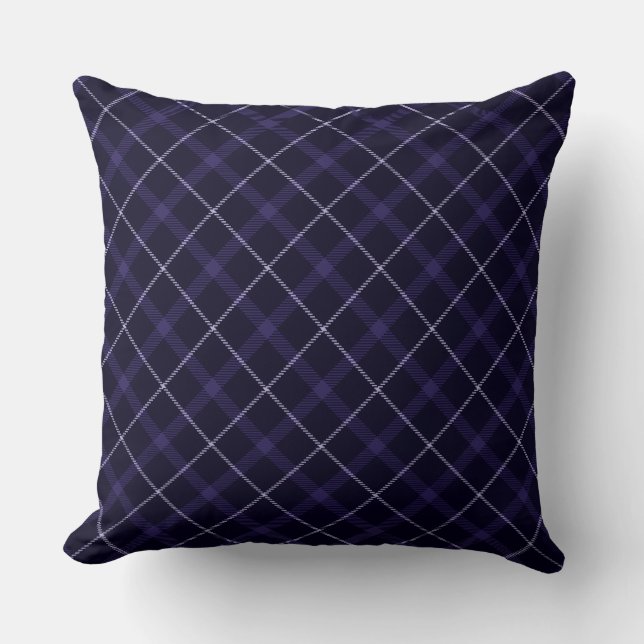 Blue Play / Tartan Kudde (Framsida)