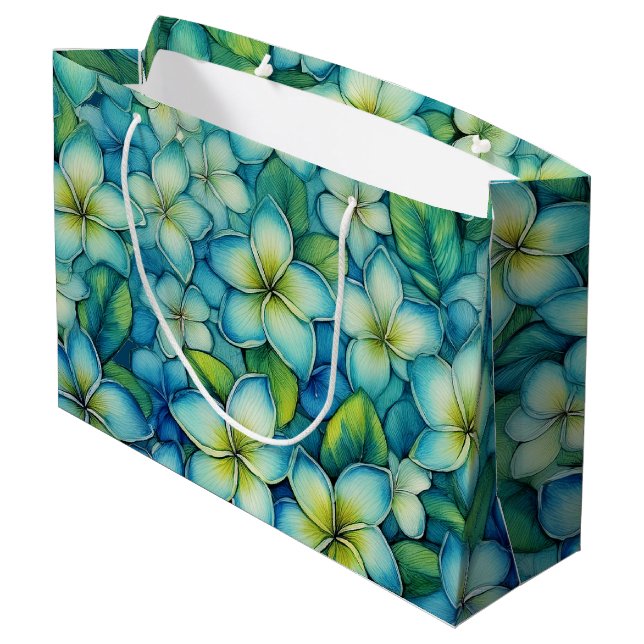 Blue Plumeria (Baksidan Vinklad)