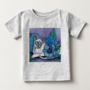 Blue Point Siamese cat T-shirt