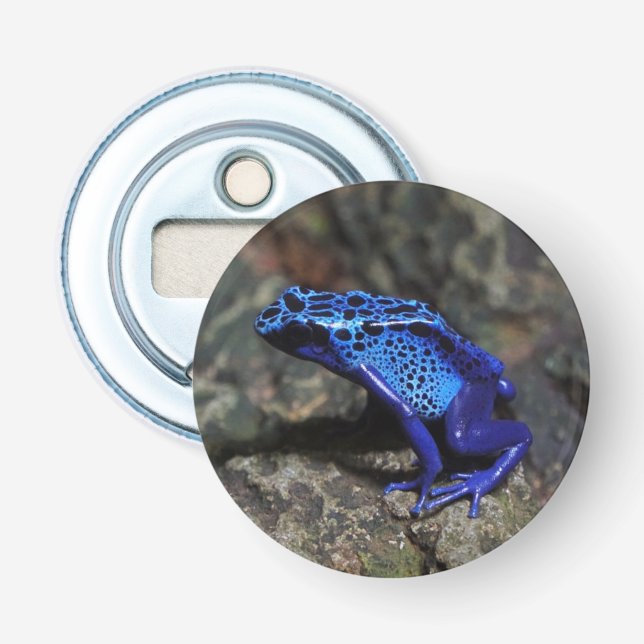 Blue Poison Dart Frog, Bright Blue Frog Flasköppnare (Framsidan)