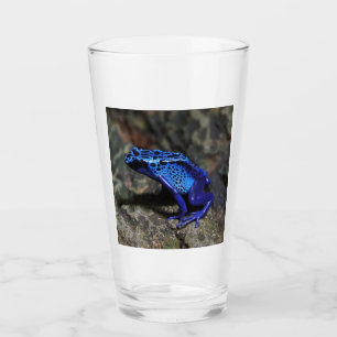 Blue Poison Dart Frog, Bright Blue Frog Glaskopp