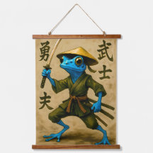 Blue Poison Dart Frog Samurai - Japanska Bläck