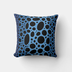 Blue Poison Dart Frog Skriv ut Dekorativ kudde