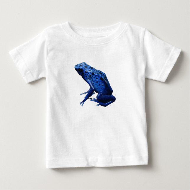 Blue Poison Dart Frog T Shirt (Framsida)
