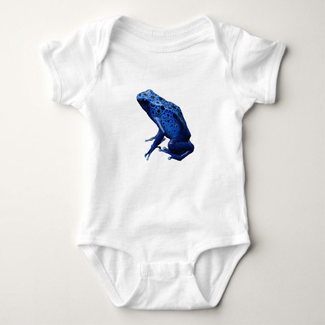 Blue Poison Dart Frog T Shirt (Framsida)