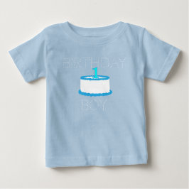 Blue Pojke First Birthday Shirt T Shirt