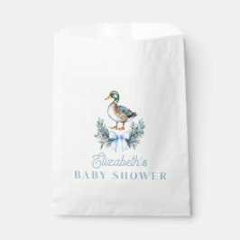 Blue Pojke Mallard Anka Baby Shower