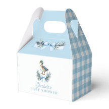 Blue Pojke Mallard Anka Baby Shower