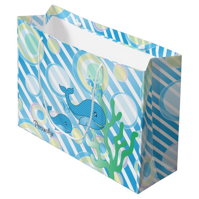 Blue Pojke Whale (Framsidan Vinklad)