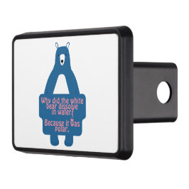 Blue Polar Bear Funny Chemistry Joke Dragkroksskydd