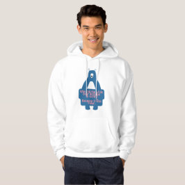 Blue Polar Bear Funny Chemistry Joke Hoodie