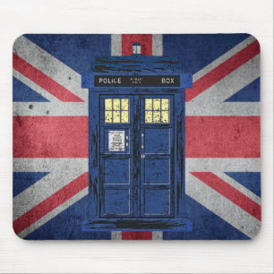 Blue Police Public Call Box - UK Time Travel 1 Musmatta