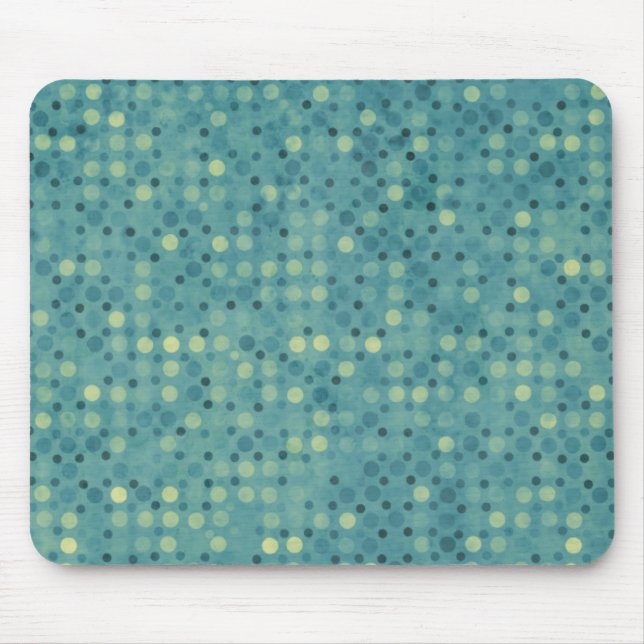 Blue Polka Dot Mousepad Musmatta (Framsidan)