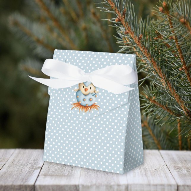 Blue Polka Dot Presentaskar (Skapare uppladdad)