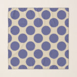 Blue Polka dots på Anpassningsbar Cream<br><div class="desc">Geometrisk design med blå polka dots på massiv gräddbakgrund. Du kan färga om bakgrunden genom att justera den här produktens huvudsakliga färg. Det finns andra versioner med olika polka dots färg.</div>