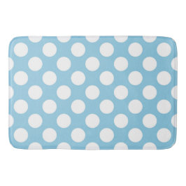 Blue Polka dots, Polka Dot Mönster, Dit, Dit, Dock Badrumsmatta