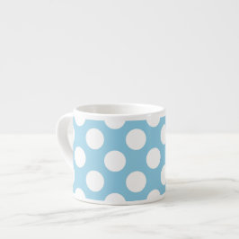 Blue Polka dots, Polka Dot Mönster, Dit, Dit, Dock Espressomugg