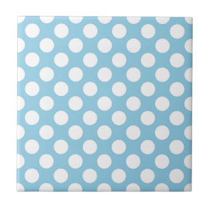 Blue Polka dots, Polka Dot Mönster, Dit, Dit, Dock Kakelplatta