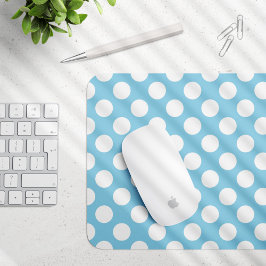 Blue Polka dots, Polka Dot Mönster, Dit, Dit, Dock Musmatta