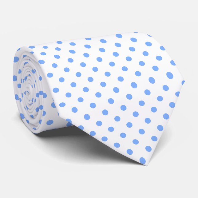Blue Polkadots Mönster Slips (Rullad)