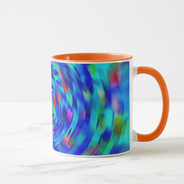 Blue Pond Ripple Mugg (Höger)