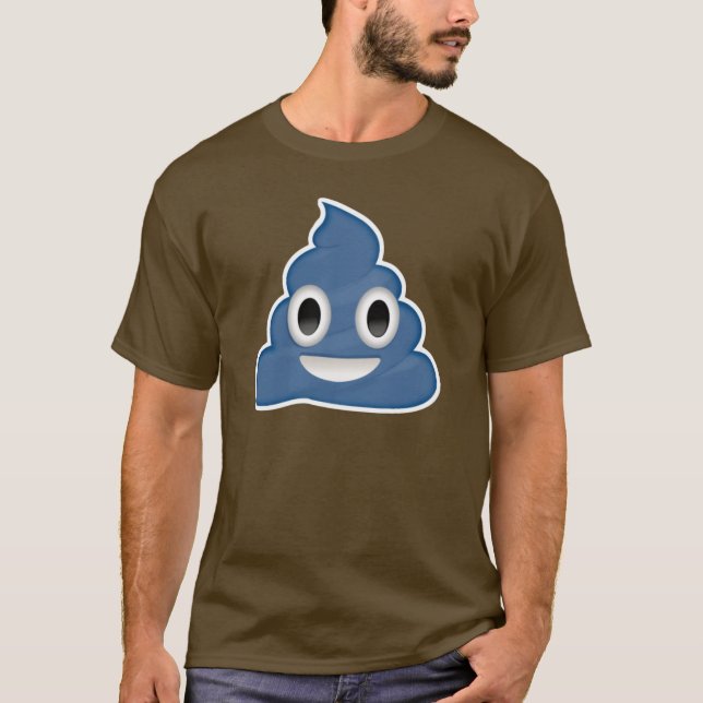 Blue Poo T Shirt (Framsida)