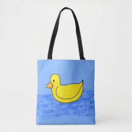 Blue Popcorn Anime Ducky Tygkasse