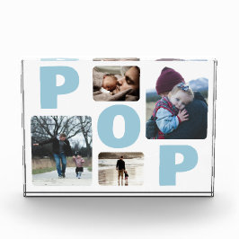 Blue Pop's Fars dag Family Photo Collage