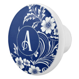 Blue Porcelain Bloom Knopp