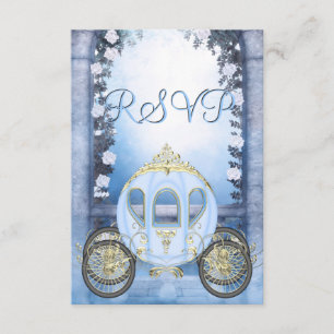 Blue Princess Carriage Enchanted OSA Kort