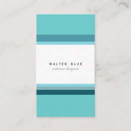 Blue professional corporate elegant modern simple visitkort