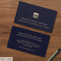 Blue Professionell Luxury Initial Logotyp