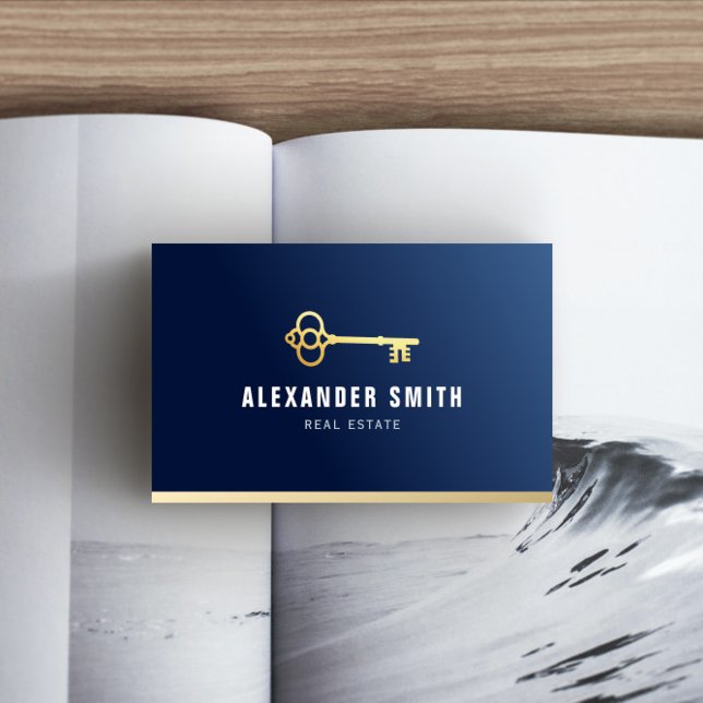 Blue professionell real gods-sfärer visitkort (Skapare uppladdad)